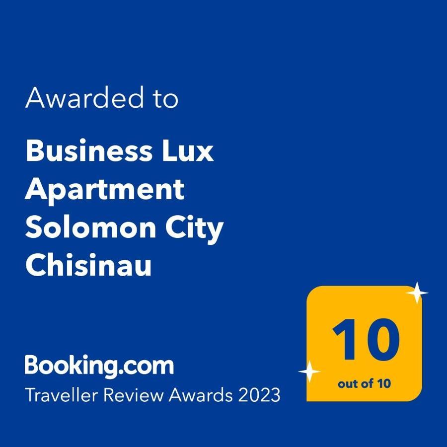 Business Lux Apartment Solomon City 키시나우 외부 사진